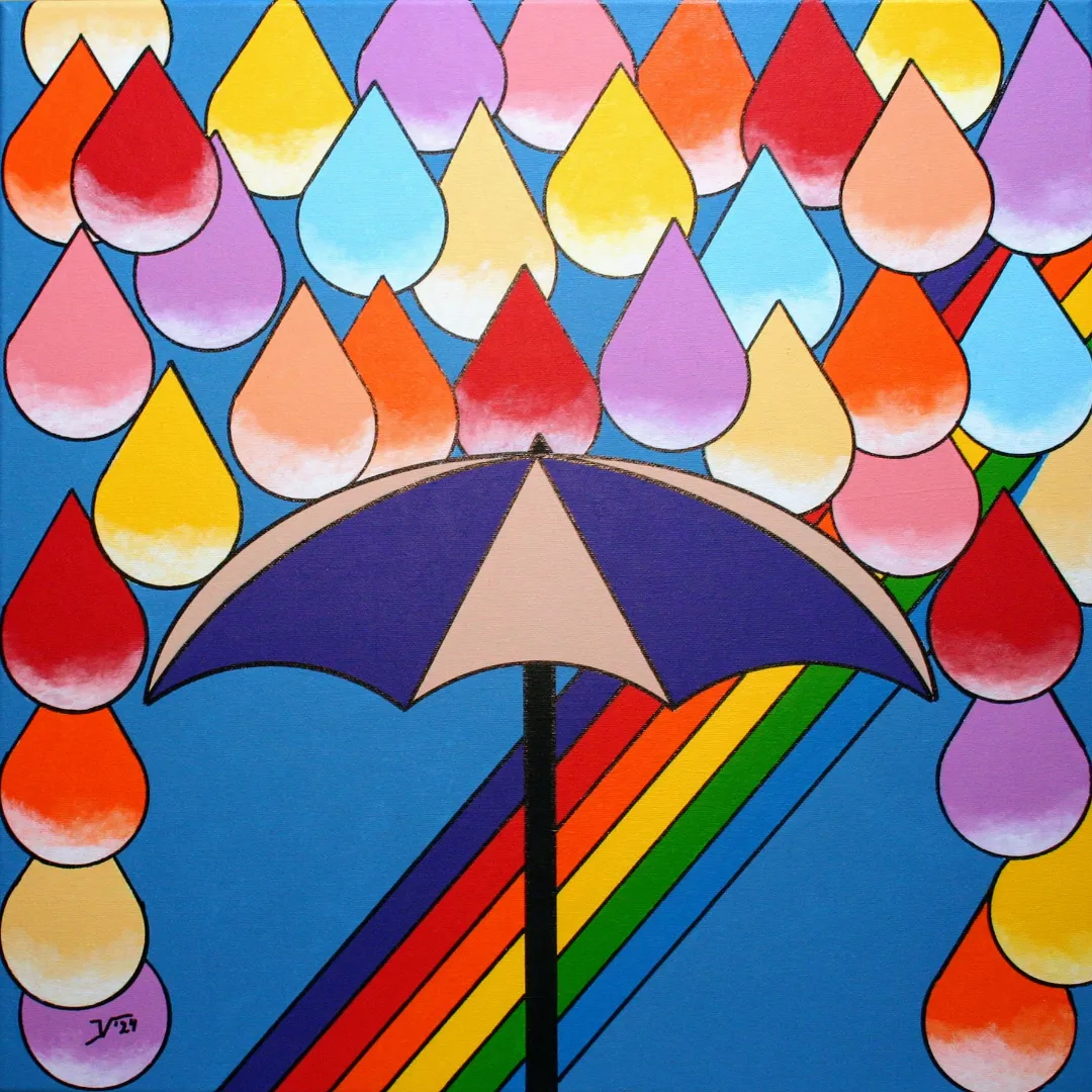 nr. 75 Regendruppels in Kleuren
