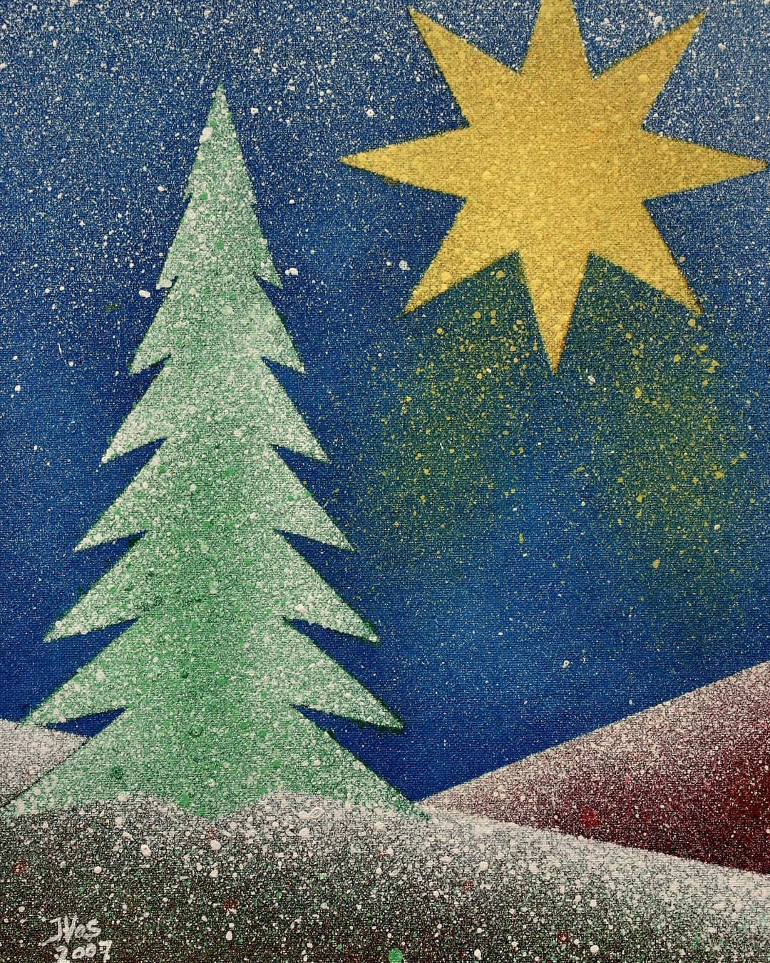 JP-21 Kerstboom met Gouden Ster