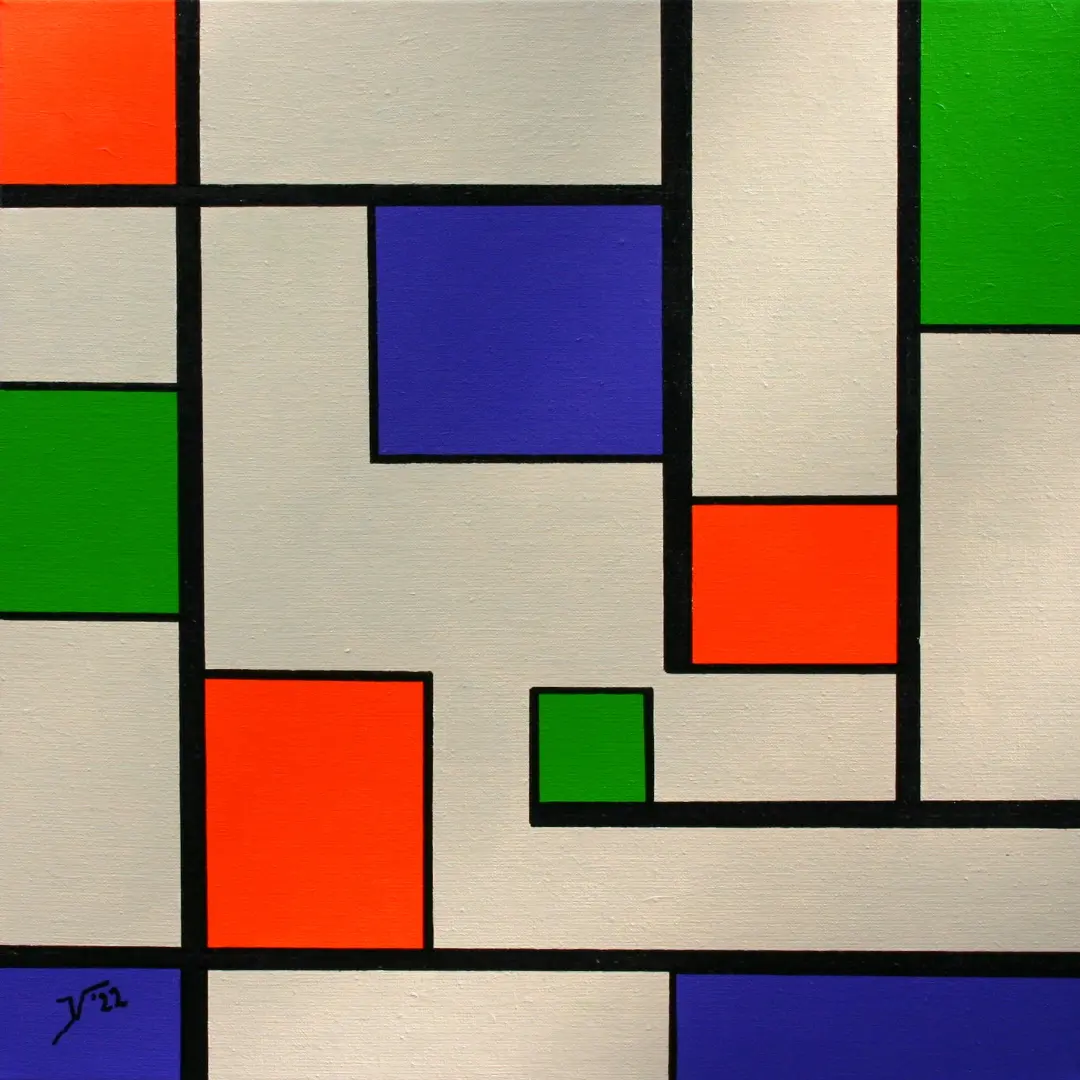 nr. 39 Hommage aan Mondriaan